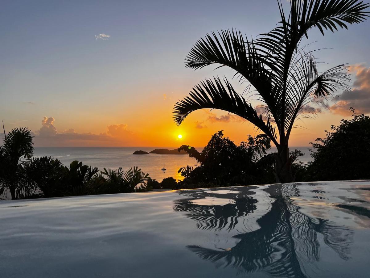 Sunset Palm - Villa Creole Avec Piscine Face Au Coucher De Soleil Et A La Reserve Cousteau Буйант Экстерьер фото